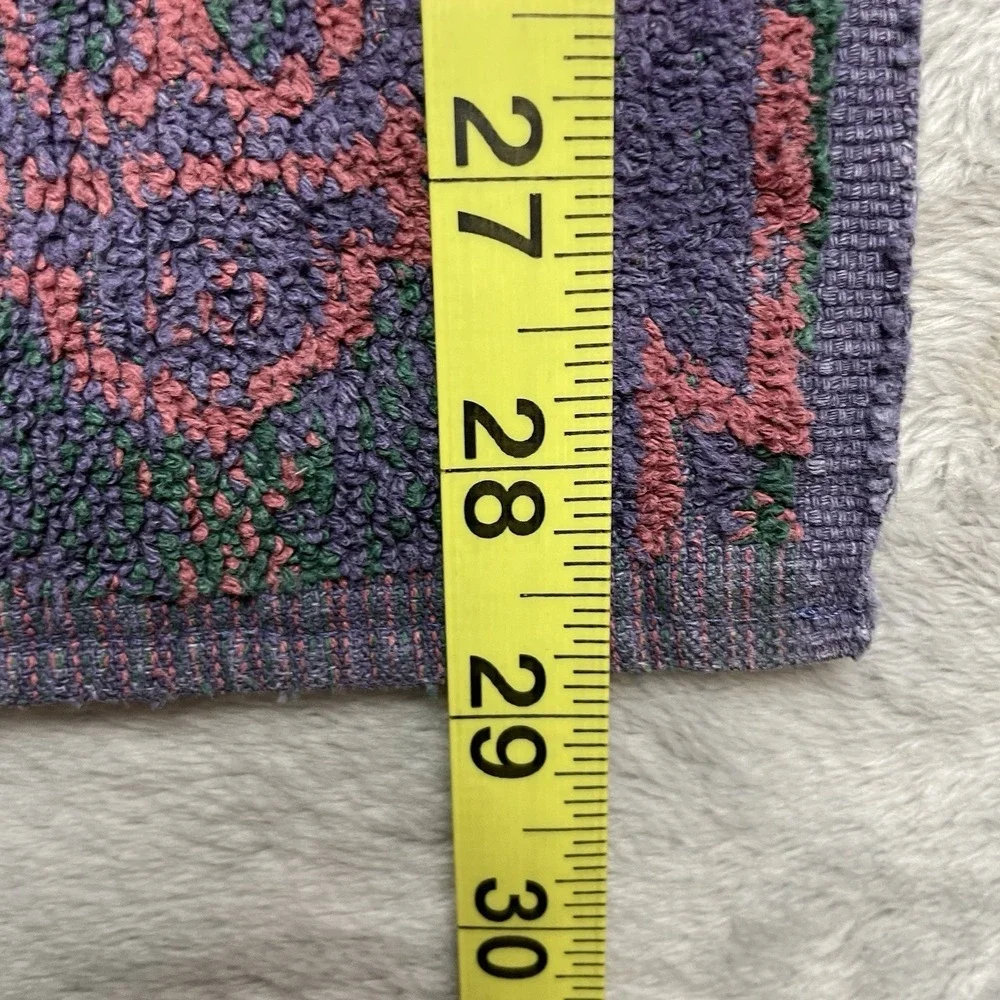 VTG Ralph Lauren Southwest Bathroom Hand Towel Purple Pink Green 100% Cotton USA